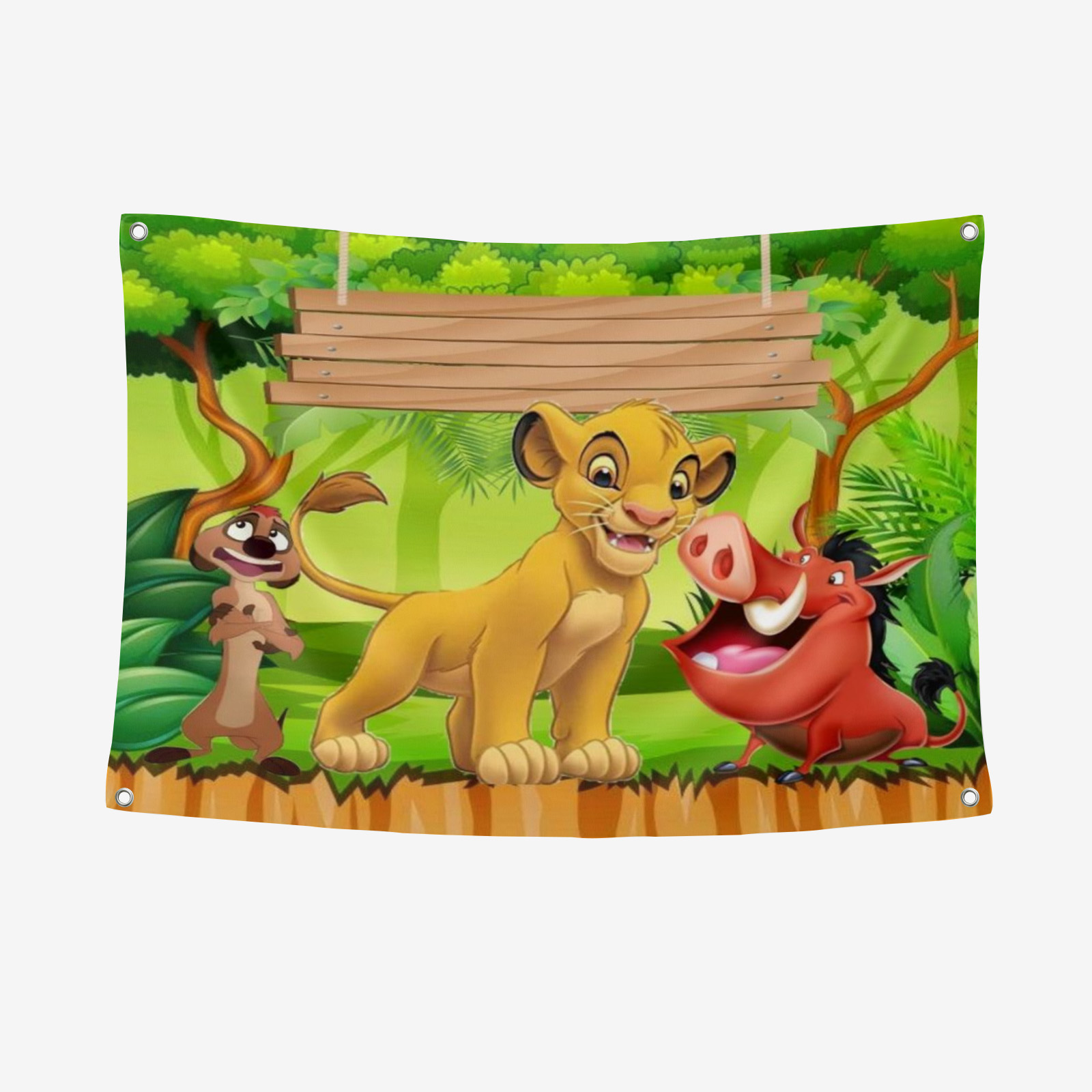 The Lion King Theme Party Supplies Banner Background Backdrop 31.5*47.2IN/80*120CM